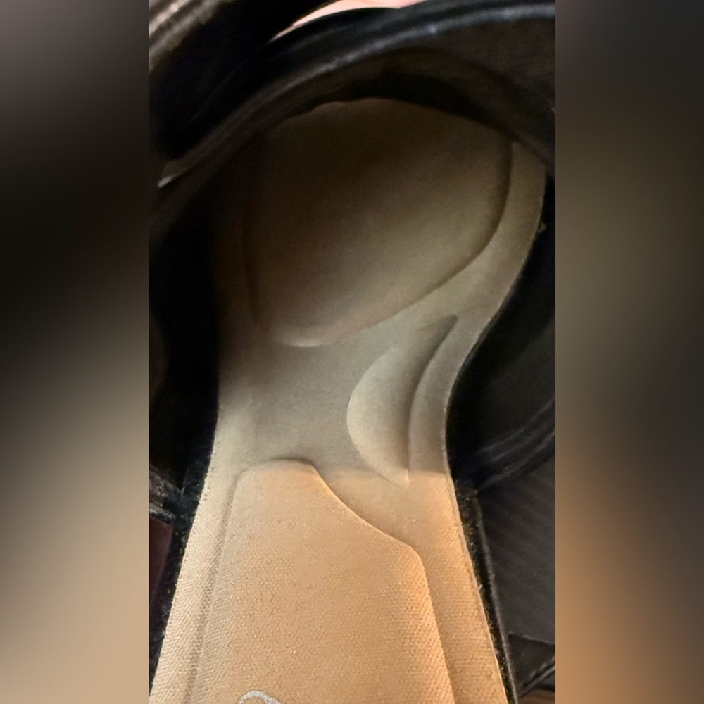 Apt. 9 Black Platform Peep Toe Platform Shoes Zip… - image 7